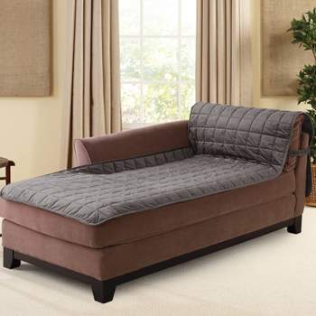 Deluxe Pet Chaise Furniture Cover Dark Gray - Sure Fit