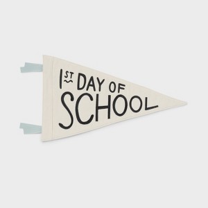 1st Day of School Kids' Decorative Words Pennant - Pillowfort™ - 1 of 4