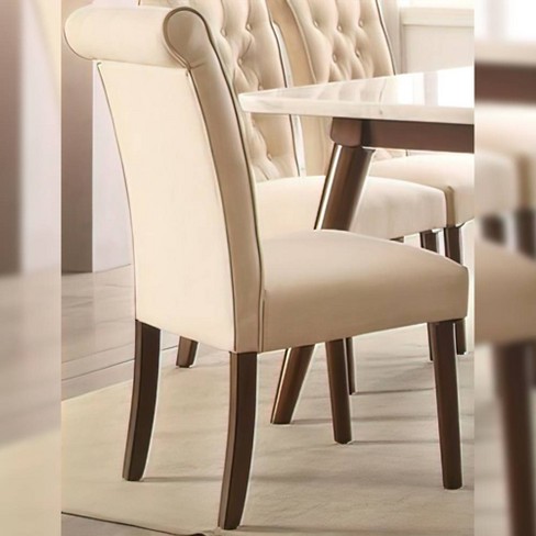 Beige dining chairs 2025 set of 2