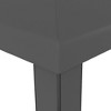 vidaXL Canopy Anthracite Powder-coated steel, Polyester with PA coating - 4 of 4