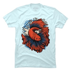 Men's Design By Humans Betta Fish By PentoolKnight T-Shirt - 1 of 3