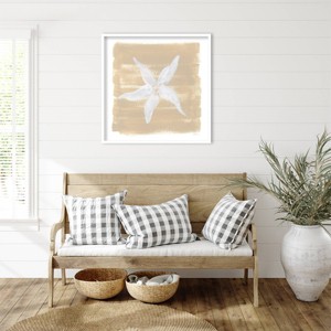 Amanti Art Soft Sea Starfish by Yvette St. Amant Wood Framed Wall Art Print - 1 of 4