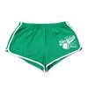 Pickleball Embroidered Graphic Women's Green Dolphin Shorts - 4 of 4