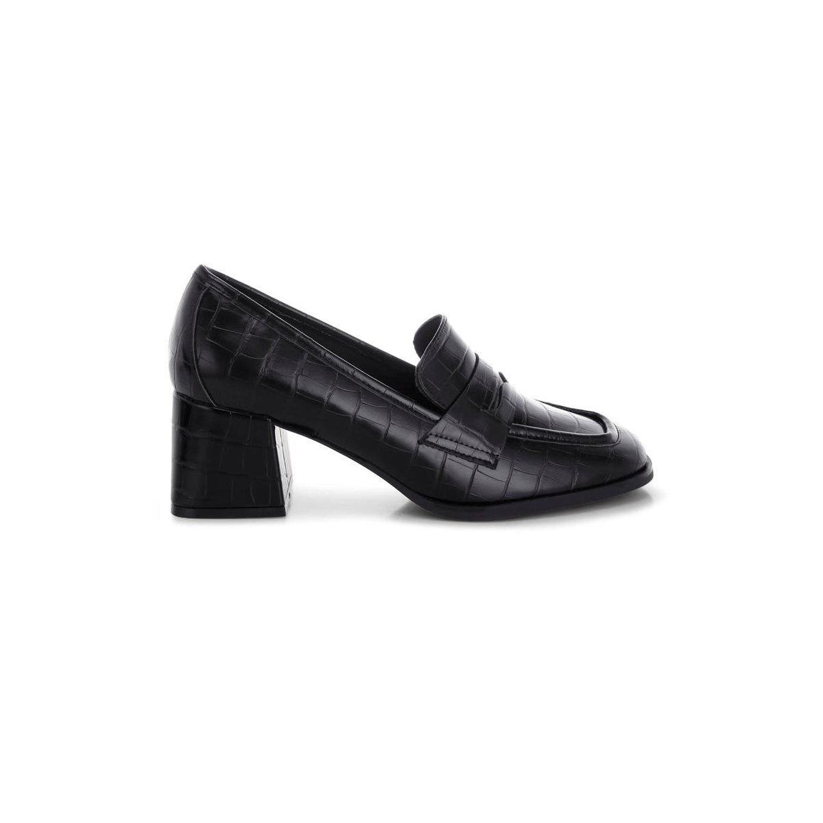 Женские туфли London Rag Womens Pitaka Block Heel Penny Strap Loafers 10 — фото 2