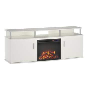 Kimmel Electric Fireplace TV Console for TVs up to 70" - Room & Joy