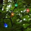 LumaBase Solar-Powered String Lights with Faceted Balls - Multicolor - 2 of 4