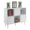 Breighton Home Xtra Storage Cube Organizer Sideboard Console Table with 3 Cubbies and 3 Cabinets - image 3 of 4