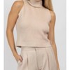 Women's MOCK NECK KNIT TANK - SHE + SKY - 3 of 4