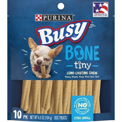 Purina Busy Bone Tiny Chewy Pork Flavor Dog Treats