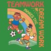 Women's Sesame Street Teamwork Makes the Dream Work Racerback Tank Top - 2 of 4