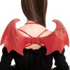 Joyfy 5 Pcs Halloween Costume Accessory Set, Devil Wings Pitchfork Bow Tie Horn Headband Tai Costume Accessories for Halloween Party Costume Decor - 4 of 4
