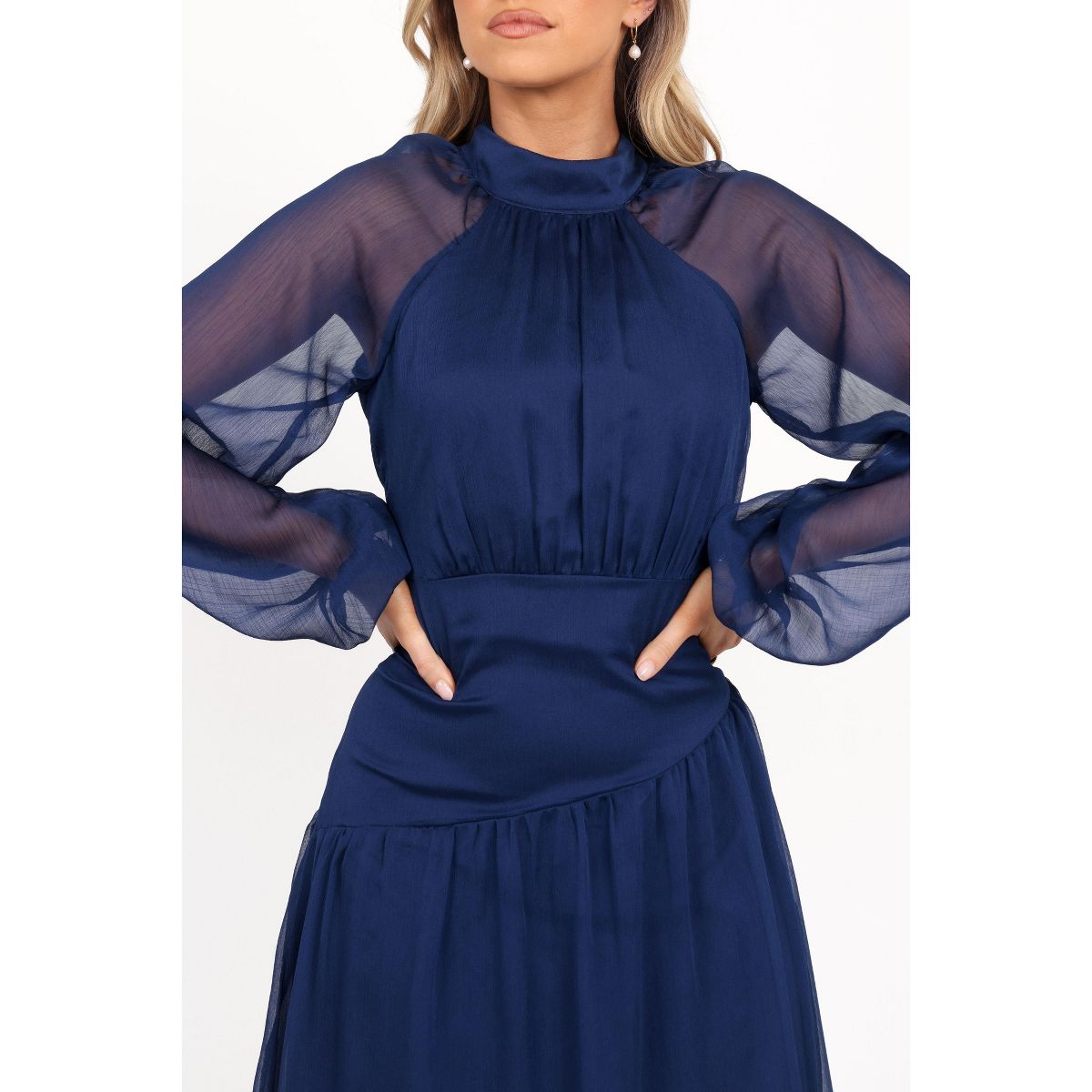 Petal and Pup Julip Sheer Long Sleeve Maxi Dress - thumbnail 2