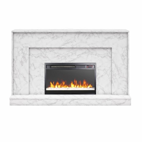 Liberty Mantel Fireplace Marble - Cosmoliving By Cosmopolitan : Target