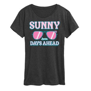 Women's - Barbie - Sunny Days Ahead Short Sleeve Graphic T-Shirt - 1 of 4