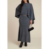 ELOQUII Draped Cropped Sweater - 4 of 4