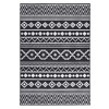 Geometric Distressed Bohemian Rug, Machine Washable Low Pile Floor Carpet Non Slip Modern Print Rugs for Living Room Dining Room - 3 of 4