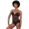 Capezio Women's Plunge Neck Mesh Midriff Leotard - 2 of 4
