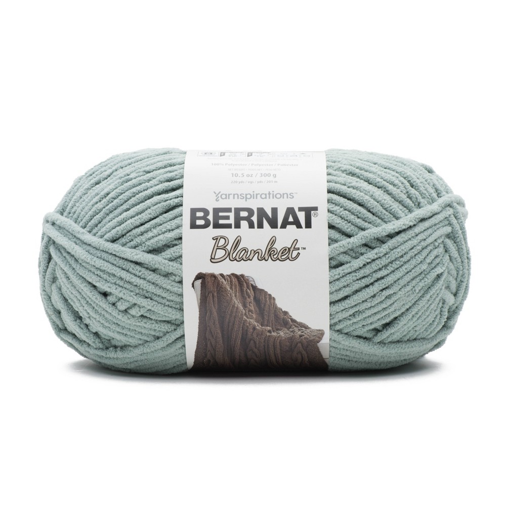 Bernat Blanket Yarn Misty Green