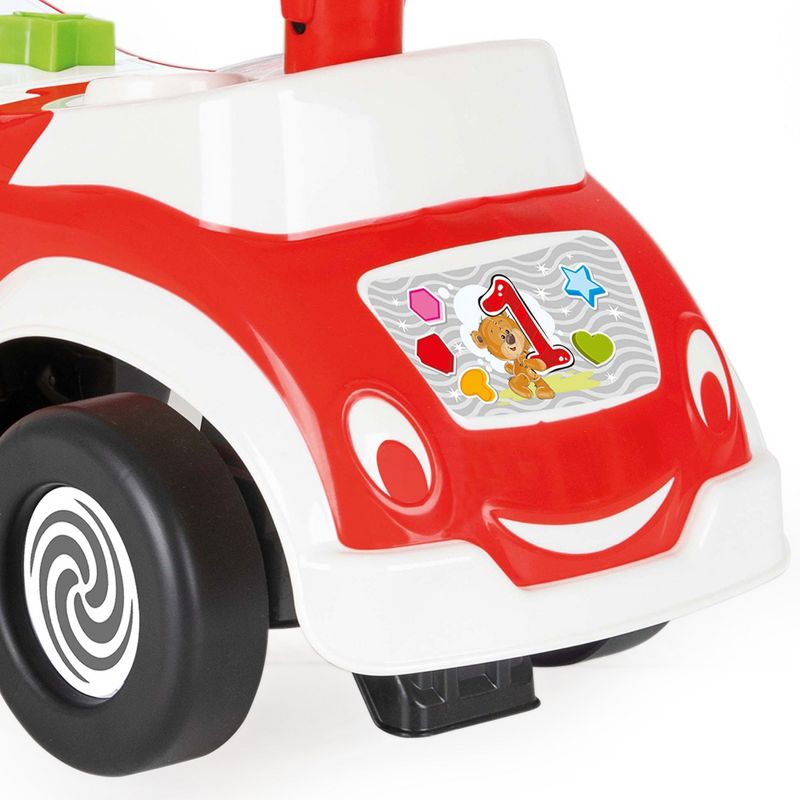 Pilsan 07 826 My First Push Car with Shape Block Seat Kids Toy Vehicle with Removable Handle Backrest and Mechanical Horn for Ages 1 year and Up, 4 of 7