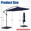 HYLEORY Hawkinsville 10ft. Cantilever Umbrella - 3 of 4