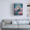 Trademark Fine Art - Momart Zebra In The Water Canvas Art - 2 of 4