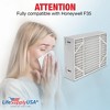 LifeSupplyUSA Air Purifier Filters Compatible with Honeywell F35 FC35A1027 F100 F150 FC100A1037 F200 FC200E1037 FC100C1017 - 2 of 4