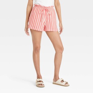 Women's High-Rise Gauze Tie-Waist Pull-On Shorts - Universal Thread™ - 1 of 3