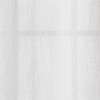 54"x84" Sheer Contrast Edge Window Curtain Panel White/Light Brown - Threshold™: Modern Woven Recycled Polyester - image 4 of 4