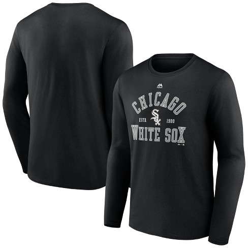Nhl Chicago Blackhawks Men's Charcoal Long Sleeve T-shirt : Target