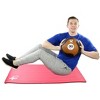 CanDo, Firm Medicine Ball, 8" Diameter, Yellow, 2 lbs. - 2 of 3