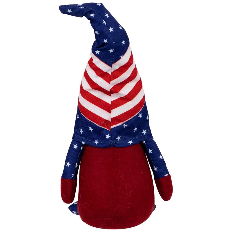 Northlight Patriotic Gnome with Stars and Stripes - 9.5" - Red and Blue, 5 of 6