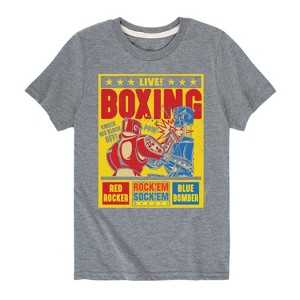 Boys' - Rock 'Em Sock 'Em Robots - Live Boxing Poster Short Sleeve Graphic T-Shirt - 1 of 4