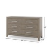 Child Craft 6-Drawer Kieran Dresser for Nursery or Bedroom, Plenty of Storage, Anti-Tip Kit Included to Prevent Tipping, Non-Toxic, Baby Safe Finish - 3 of 4