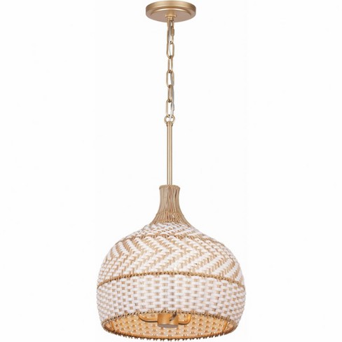 Crystorama Lighting Zanzibar 3 - Light Pendant in  Soft Gold - image 1 of 4