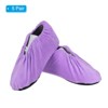 Unique Bargains Reusable Washable Thickened Non-Slip Office Shoe Covers 5 Pairs - 3 of 4