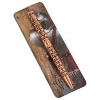 Dicksons Full Armor of God Ephesians 6 Marbled Brown Metal Cross Pattern, Inspirational Presentation Card, Retractable Writing Ballpoint Pen, Black - 2 of 3