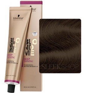Schwarzkopf BlondMe Bond Enforcing Blonding Toning - Deep Tones - Blonde Me Haircolor Toner Dye Hair Color - 1 of 2