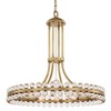 Crystorama Lighting Clover 8 - Light Chandelier in  Aged Brass - 2 of 4