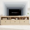 GustoWave 70 Inch Farmhouse TV Stand, Entertainment Center with Storage Drawer & Open Shelves for TVs up to 75 Inch - 2 of 4