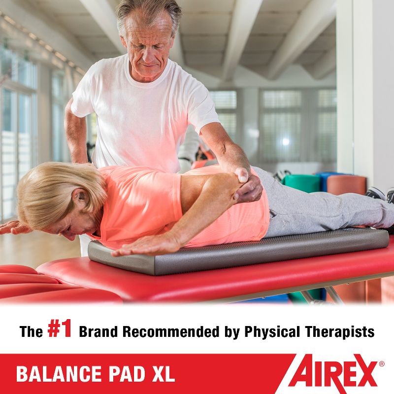 AIREX Balance Pad – Stability Trainer for Balance, Stretching, Physical Therapy, Mobility, and Core Non-Slip Closed Cell Foam Premium Balance Pad, 3 of 8