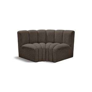 Meridian Furniture,Arc Boucle Fabric Modular Sofa - 1 of 4