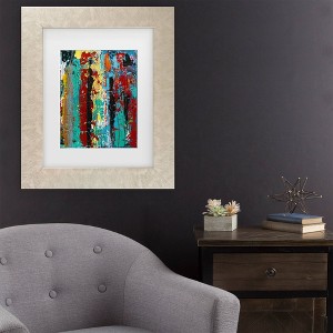 Trademark Fine Art Oliver Nolan Dripping II Matted Framed Art - 1 of 4