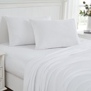 Ultra Soft Microplush Solid Fleece Sheet Set by Sweet Home Collection™ - 1 of 4