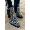 Women's Wo's Lux Rhinestone Booties - Very G - 3 of 4