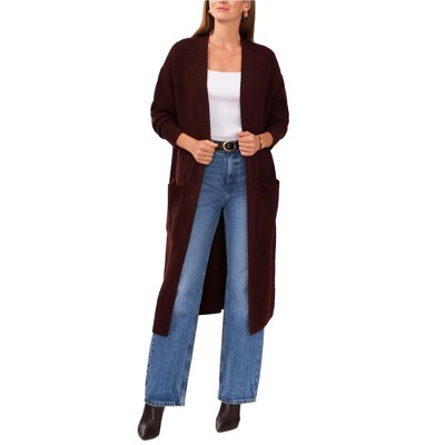 Vince Camuto Womens Open-Front Cardigan Sweater
