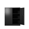 Locking Metal Storage Cabinet 41.6×36×18in with 2 Adjustable Shelves 2 Doors for Home Office Pantry Garage Shop - 3 of 4