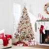 Best Choice Products Pre-Lit Holiday Christmas Pine Tree w/ Snow Flocked Branches, Warm White Lights - image 2 of 4