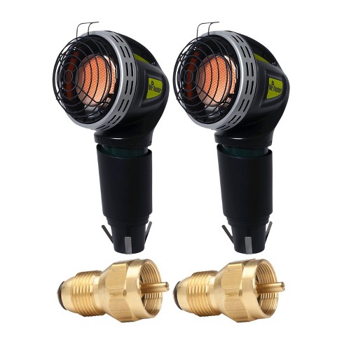 Mr. Heater Golf Cart Heater with Brass Propane Tank Refill Adapter (2-Pack) - image 1 of 3