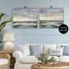 Stupell Industries Sunlit Sea Expanse 2pc Framed Giclee Art Set, Gray, 30" x 24" - 3 of 4