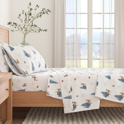 100% Cotton Winter Flannel Sheet Set - Great Bay Home